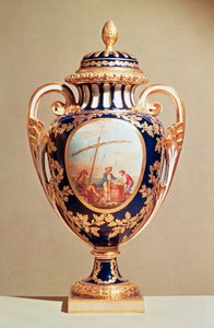 18世紀半ばのセーヴルの花瓶（磁器）